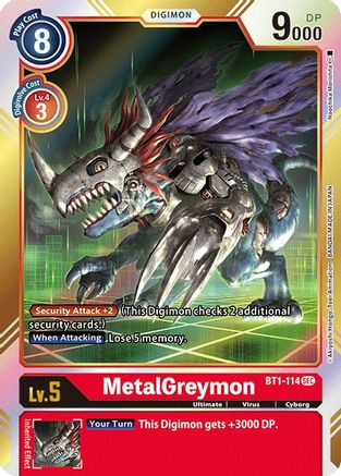 MetalGreymon [BT1-114] [Release Special Booster Ver.1.0] - Trinity Hobby