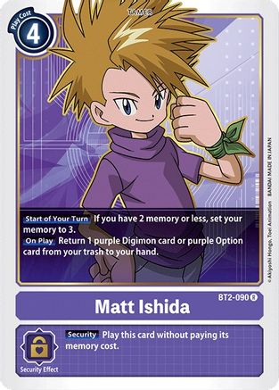 Matt Ishida [BT2-090] [Release Special Booster Ver.1.0] - Trinity Hobby