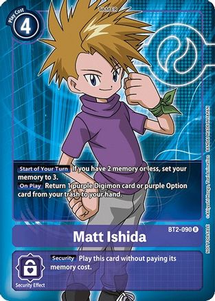 Matt Ishida [BT2-090] (Buy-A-Box Promo) [Release Special Booster Ver.1.0 Promos] - Trinity Hobby