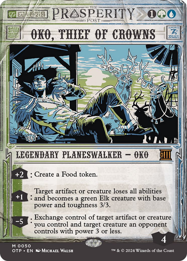 Oko, Thief of Crowns [Outlaws of Thunder Junction: Breaking News] - Trinity Hobby