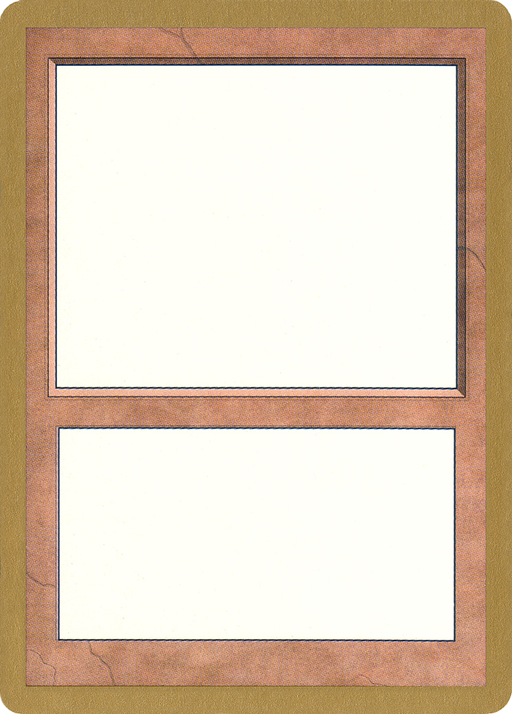 2000 World Championship Blank Card [World Championship Decks 2000] - Trinity Hobby