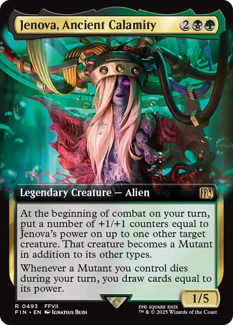 Jenova, Ancient Calamity  [Foil]  (FIN-493) - [FINAL FANTASY]: (Extended Art)