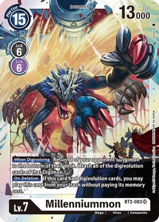 Millenniummon [BT2-083] [Release Special Booster Ver.1.0] - Trinity Hobby