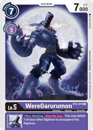 WereGarurumon [BT2-078] [Release Special Booster Ver.1.0] - Trinity Hobby