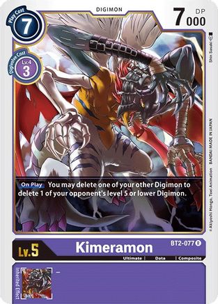 Kimeramon [BT2-077] [Release Special Booster Ver.1.0] - Trinity Hobby