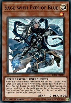 Sage with Eyes of Blue [LDS2-EN011] Ultra Rare - Trinity Hobby