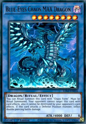 Blue-Eyes Chaos MAX Dragon [LDS2-EN016] Ultra Rare - Trinity Hobby