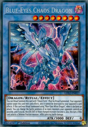 Blue-Eyes Chaos Dragon [LDS2-EN017] Secret Rare - Trinity Hobby
