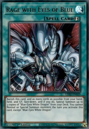Rage with Eyes of Blue [LDS2-EN029] Ultra Rare - Trinity Hobby