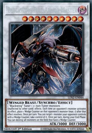 Blackwing Full Armor Master [LDS2-EN044] Secret Rare - Trinity Hobby