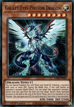 Galaxy-Eyes Photon Dragon [LDS2-EN047] Ultra Rare - Trinity Hobby