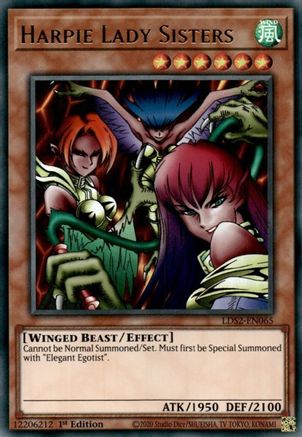Harpie Lady Sisters [LDS2-EN065] Ultra Rare - Trinity Hobby