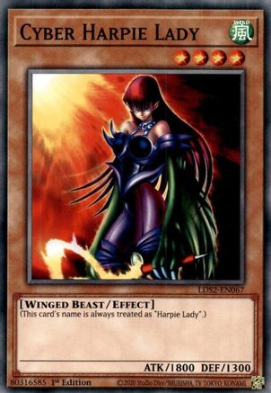 Cyber Harpie Lady [LDS2-EN067] Common - Trinity Hobby