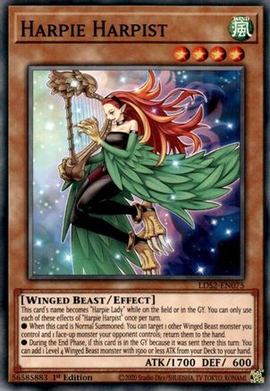 Harpie Harpist [LDS2-EN075] Common - Trinity Hobby