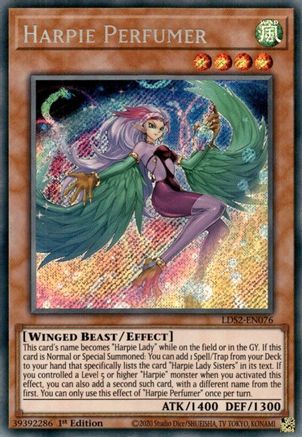 Harpie Perfumer [LDS2-EN076] Secret Rare - Trinity Hobby