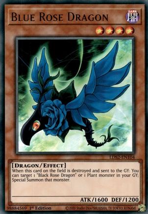 Blue Rose Dragon [LDS2-EN104] Ultra Rare - Trinity Hobby