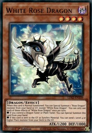 White Rose Dragon [LDS2-EN109] Ultra Rare - Trinity Hobby