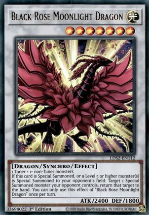 Black Rose Moonlight Dragon [LDS2-EN112] Ultra Rare - Trinity Hobby