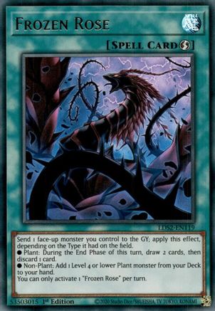 Frozen Rose [LDS2-EN119] Ultra Rare - Trinity Hobby