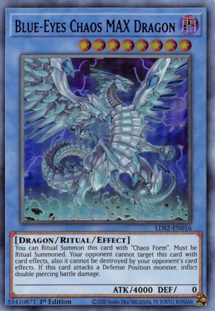 Blue-Eyes Chaos MAX Dragon (Purple) [LDS2-EN016] Ultra Rare - Trinity Hobby