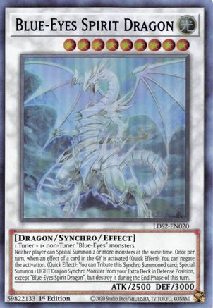 Blue-Eyes Spirit Dragon (Blue) [LDS2-EN020] Ultra Rare