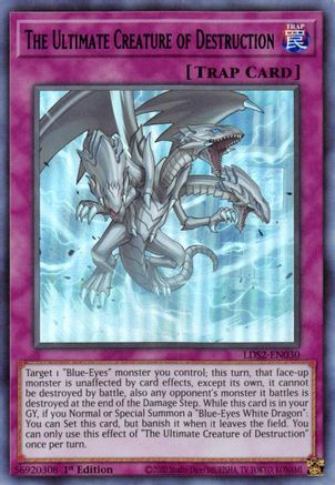 The Ultimate Creature of Destruction (Blue) [LDS2-EN030] Ultra Rare - Trinity Hobby