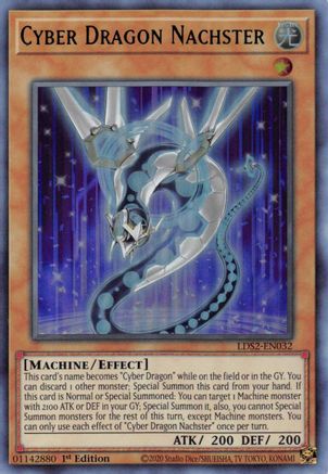 Cyber Dragon Nachster (Green) [LDS2-EN032] Ultra Rare - Trinity Hobby