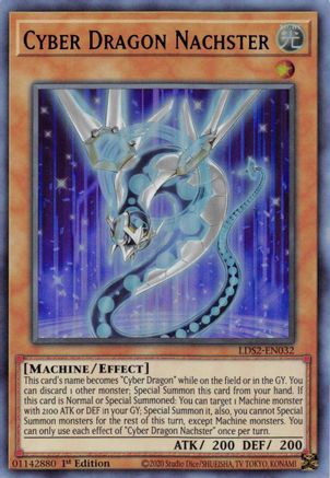 Cyber Dragon Nachster (Purple) [LDS2-EN032] Ultra Rare - Trinity Hobby
