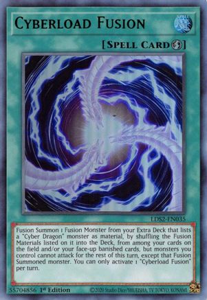 Cyberload Fusion (Green) [LDS2-EN035] Ultra Rare - Trinity Hobby