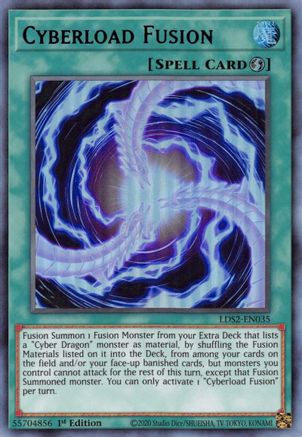 Cyberload Fusion (Purple) [LDS2-EN035] Ultra Rare - Trinity Hobby
