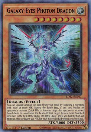 Galaxy-Eyes Photon Dragon (Green) [LDS2-EN047] Ultra Rare - Trinity Hobby