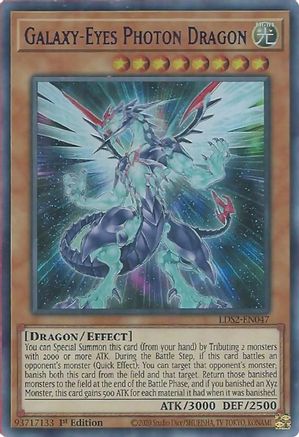 Galaxy-Eyes Photon Dragon (Purple) [LDS2-EN047] Ultra Rare - Trinity Hobby