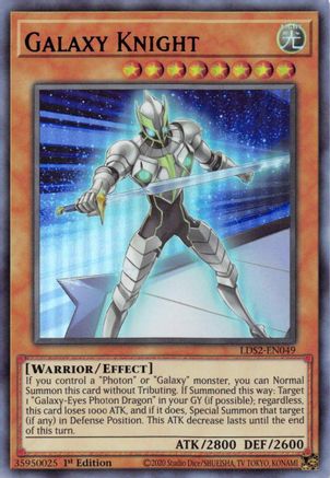 Galaxy Knight (Purple) [LDS2-EN049] Ultra Rare - Trinity Hobby