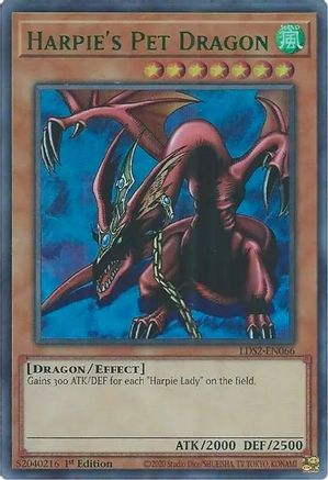 Harpie's Pet Dragon (Green) [LDS2-EN066] Ultra Rare - Trinity Hobby