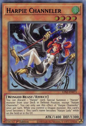 Harpie Channeler (Blue) [LDS2-EN073] Ultra Rare - Trinity Hobby