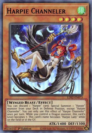 Harpie Channeler (Purple) [LDS2-EN073] Ultra Rare - Trinity Hobby