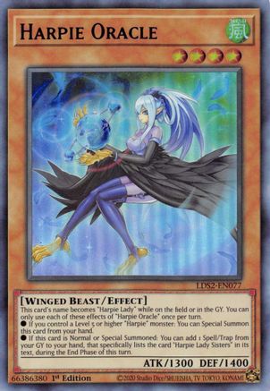 Harpie Oracle (Purple) [LDS2-EN077] Ultra Rare - Trinity Hobby