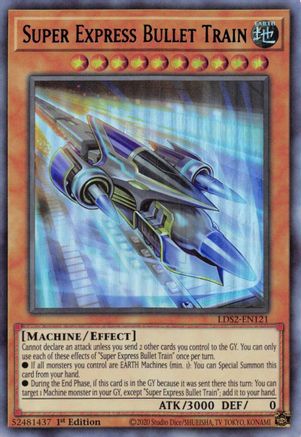 Super Express Bullet Train (Blue) [LDS2-EN121] Ultra Rare - Trinity Hobby