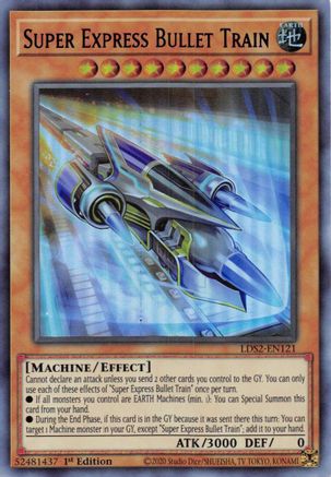 Super Express Bullet Train (Purple) [LDS2-EN121] Ultra Rare - Trinity Hobby