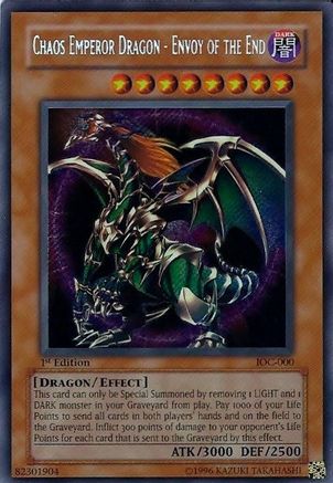 Chaos Emperor Dragon - Envoy of the End [IOC-000] Secret Rare - Trinity Hobby