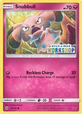 Snubbull (Build-A-Bear Workshop Exclusive) - (090/149) [Miscellaneous Cards & Products]