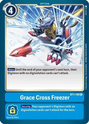 Congélateur Grace Cross [BT1-100] [Sortie du Booster Spécial Ver.1.5] 