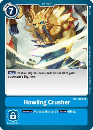 Howling Crusher [BT1-101] [Release Special Booster Ver.1.5] - Trinity Hobby