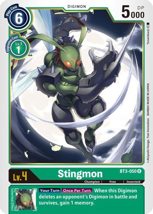 Stingmon [BT3-050] [Release Special Booster Ver.1.5] - Trinity Hobby