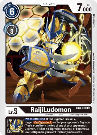 RaijiLudomon [BT3-069] [Sortie du Booster Spécial Ver.1.5] 