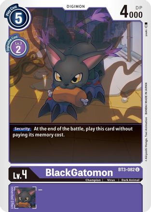 BlackGatomon [BT3-082] [Release Special Booster Ver.1.5] - Trinity Hobby