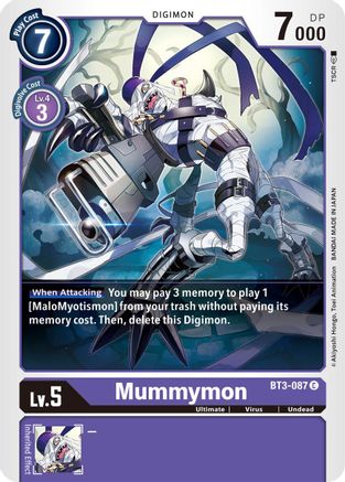 Mummymon [BT3-087] [Release Special Booster Ver.1.5] - Trinity Hobby