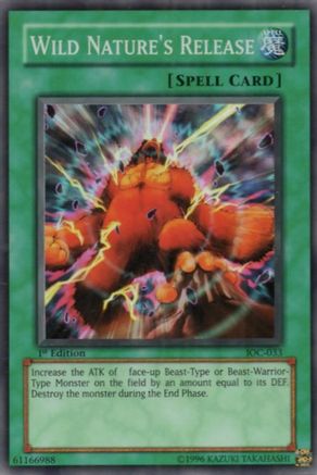 Wild Nature's Release [IOC-033] Super Rare - Trinity Hobby