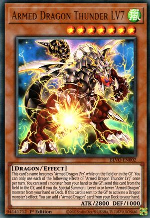 Armed Dragon Thunder LV7 [BLVO-EN002] Ultra Rare - Trinity Hobby