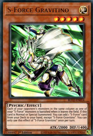 S-Force Gravitino [BLVO-EN014] Ultra Rare - Trinity Hobby